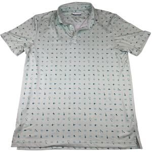 Fore Fathers Golf Polo Shirt Size L